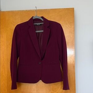 Nine West Rich Burgundy Blazer